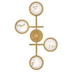 Fredrick Ramond FR31013LCB Lacquered Brass Large Flush Mount Image 5