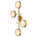 Fredrick Ramond FR31013LCB Lacquered Brass Large Flush Mount Image 3