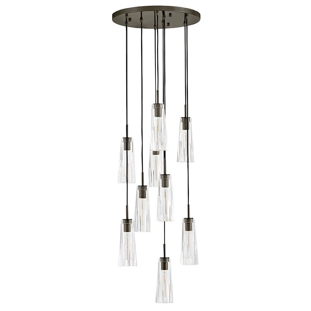 Fredrick Ramond FR31104BX-CL Black Oxide Large Adjustable Pendant Image 2