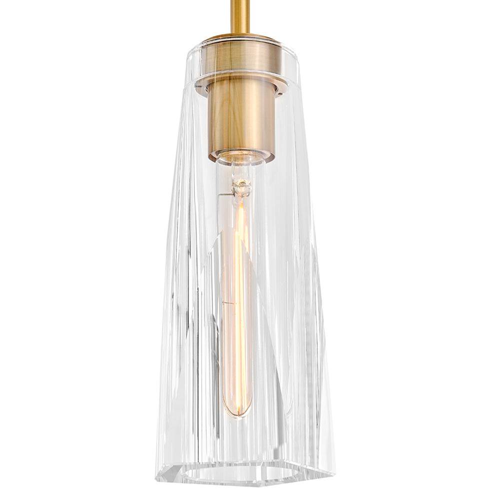 Fredrick Ramond FR31104HBR-CL Heritage Brass Large Adjustable Pendant Image 6