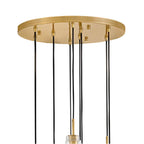 Fredrick Ramond FR31104HBR-CL Heritage Brass Large Adjustable Pendant Image 3