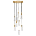 Fredrick Ramond FR31104HBR-CL Heritage Brass Large Adjustable Pendant Image 2