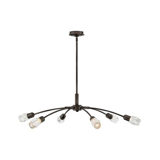 Fredrick Ramond FR33326BX Black Oxide Large Single Tier Chandelier Image 1