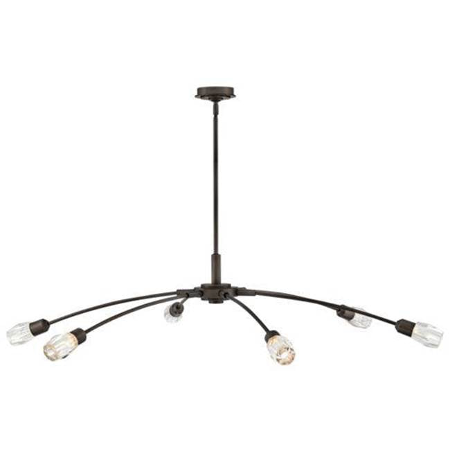 Fredrick Ramond FR33328BX Black Oxide Extra Large Single Tier Chandelier Image 1
