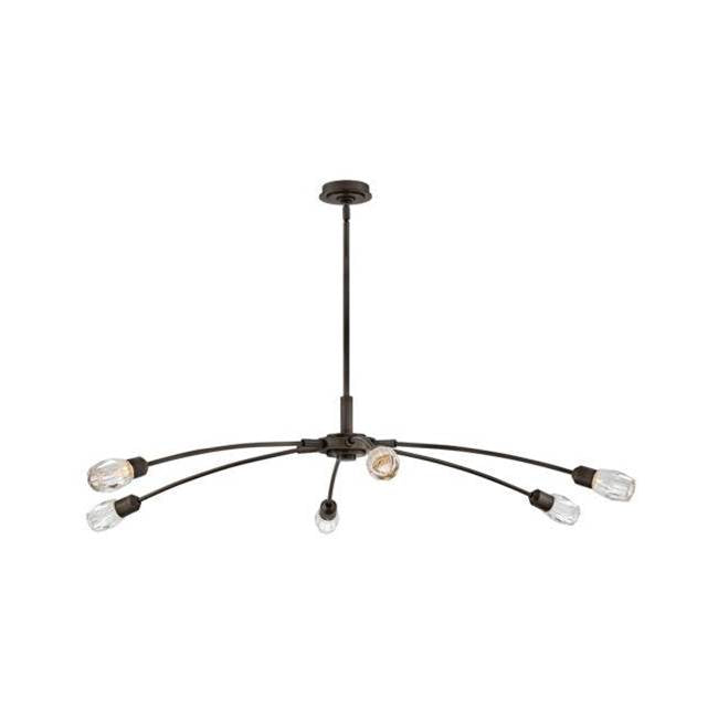 Fredrick Ramond FR33328BX Black Oxide Extra Large Single Tier Chandelier Image 3