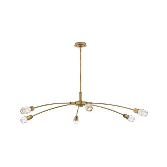 Fredrick Ramond FR33328HB Heritage Brass Extra Large Single Tier Chandelier Image 3