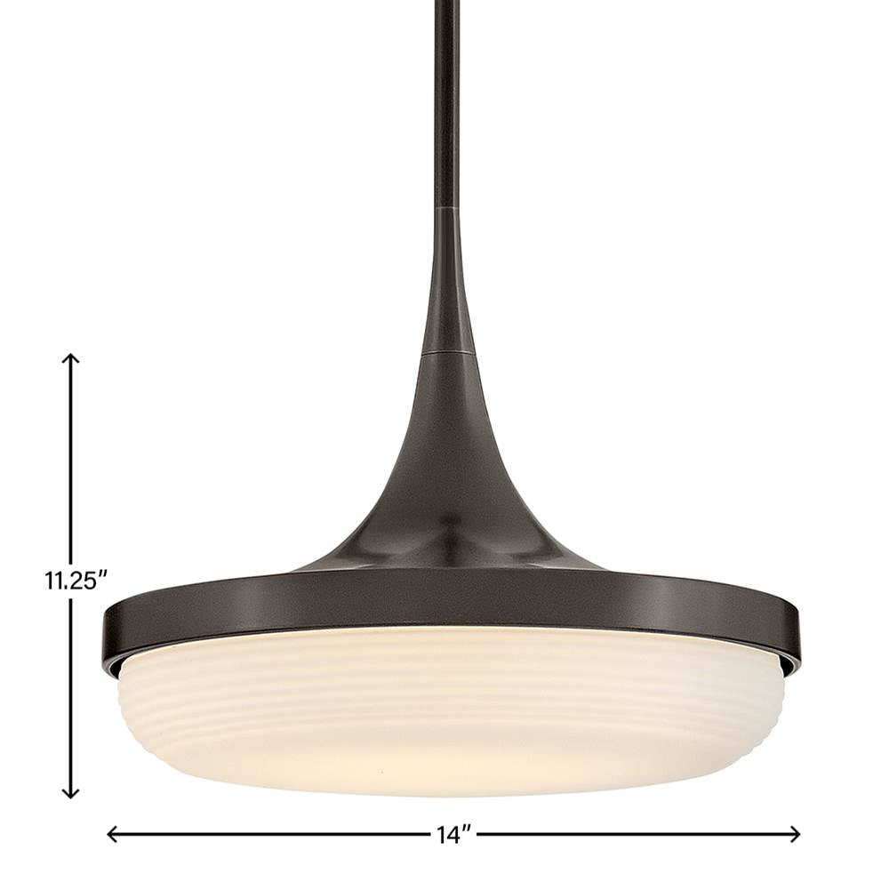 Fredrick Ramond FR35047BX Black Oxide Medium Led Convertible Pendant Image 2