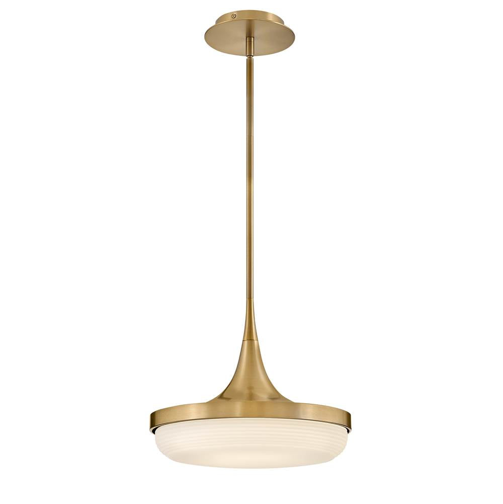 Fredrick Ramond FR35047LCB Lacquered Brass Medium Led Convertible Pendant Image 8