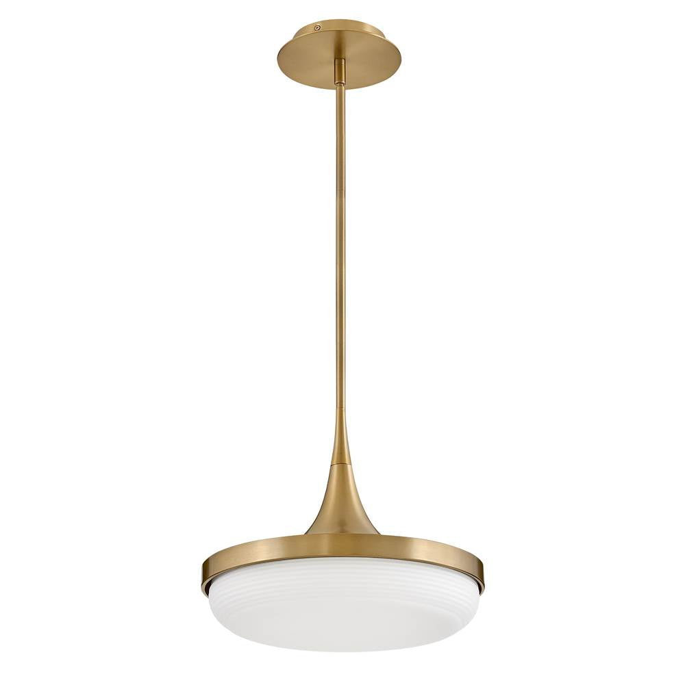 Fredrick Ramond FR35047LCB Lacquered Brass Medium Led Convertible Pendant Image 6