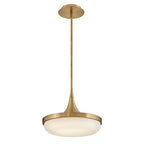 Fredrick Ramond FR35047LCB Lacquered Brass Medium Led Convertible Pendant Image 5