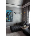 Fredrick Ramond FR35806BLK Black Chandelier Bowery Image 4