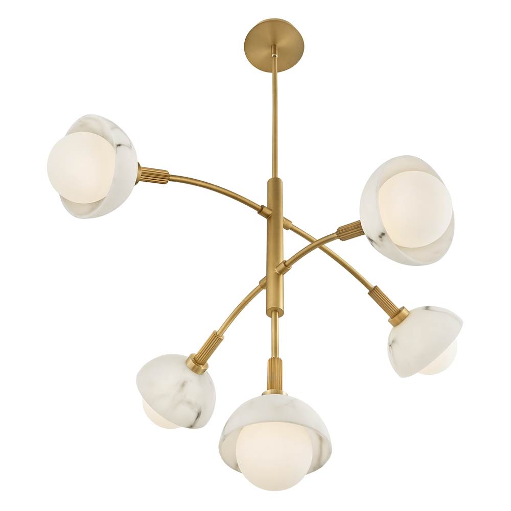 Fredrick Ramond FR38405HB Heritage Brass Medium Multi Tier Chandelier Image 7