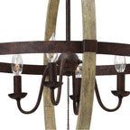 Fredrick Ramond FR40564IRR Iron Rust Chandelier Middlefield Image 3