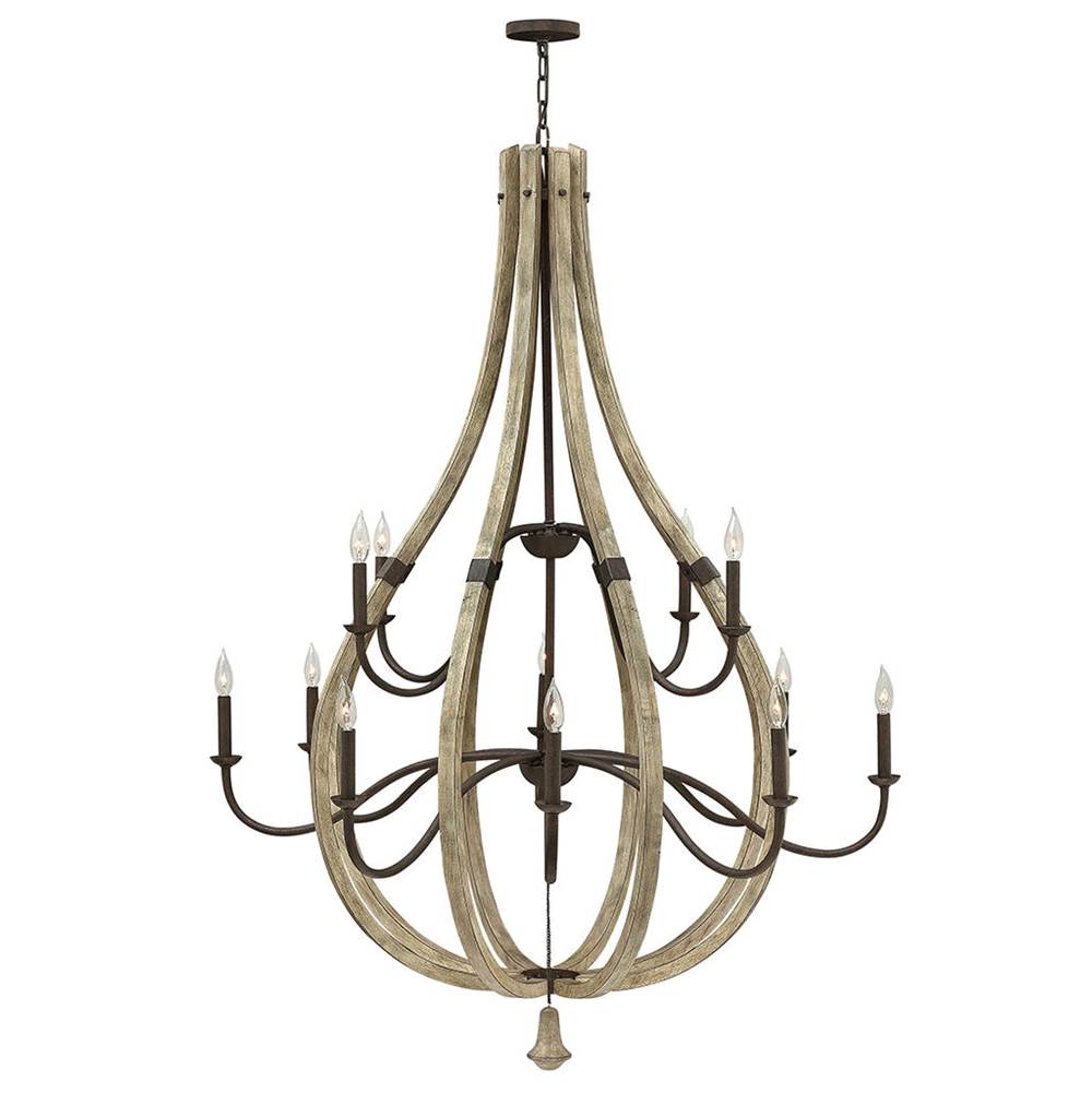 Fredrick Ramond FR40579IRR Iron Rust Chandelier Middlefield Image 1