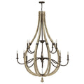 Fredrick Ramond FR40579IRR Iron Rust Chandelier Middlefield Image 1