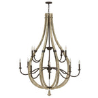 Fredrick Ramond FR40579IRR Iron Rust Chandelier Middlefield Image 1