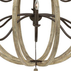 Fredrick Ramond FR40579IRR Iron Rust Chandelier Middlefield Image 7