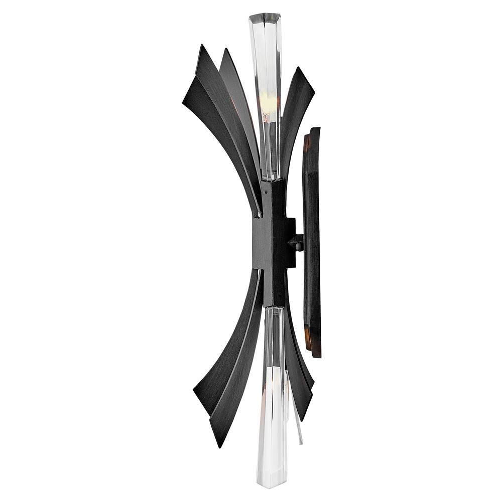 Fredrick Ramond FR40902BGR Brushed Graphite Two Light Sconce Image 8