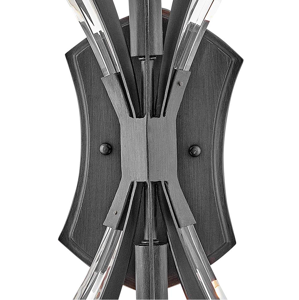 Fredrick Ramond FR40902BGR Brushed Graphite Two Light Sconce Image 5