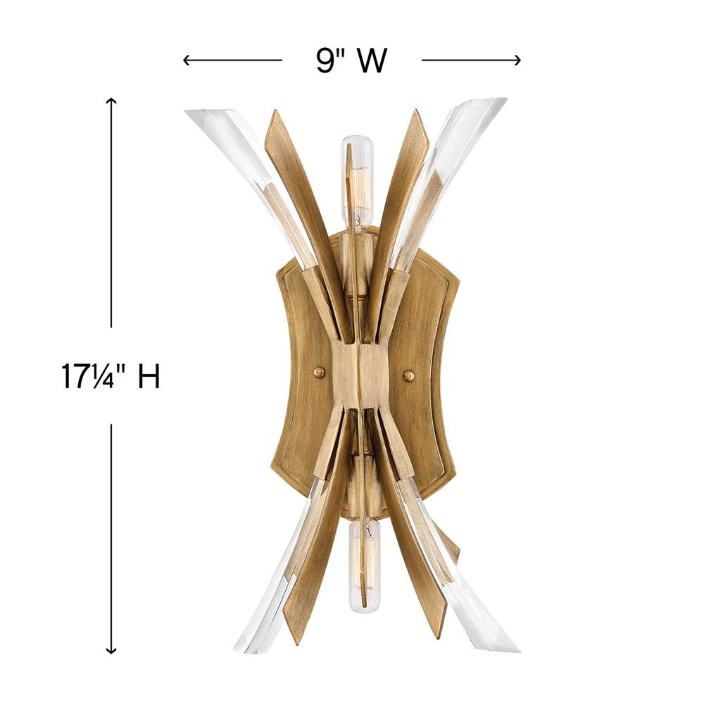 Fredrick Ramond Vida Two Light Sconce