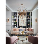 Fredrick Ramond FR40902BNG Burnished Gold Sconce Vida Image 2