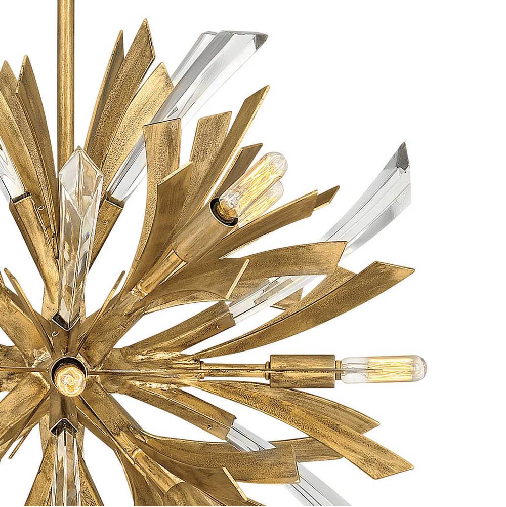 Fredrick Ramond FR40904BNG Burnished Gold Chandelier Vida Image 7