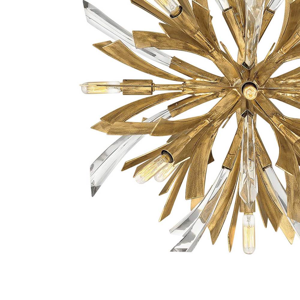 Fredrick Ramond FR40904BNG Burnished Gold Chandelier Vida Image 6