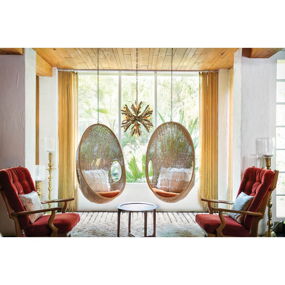Fredrick Ramond FR40904BNG Burnished Gold Chandelier Vida Image 3