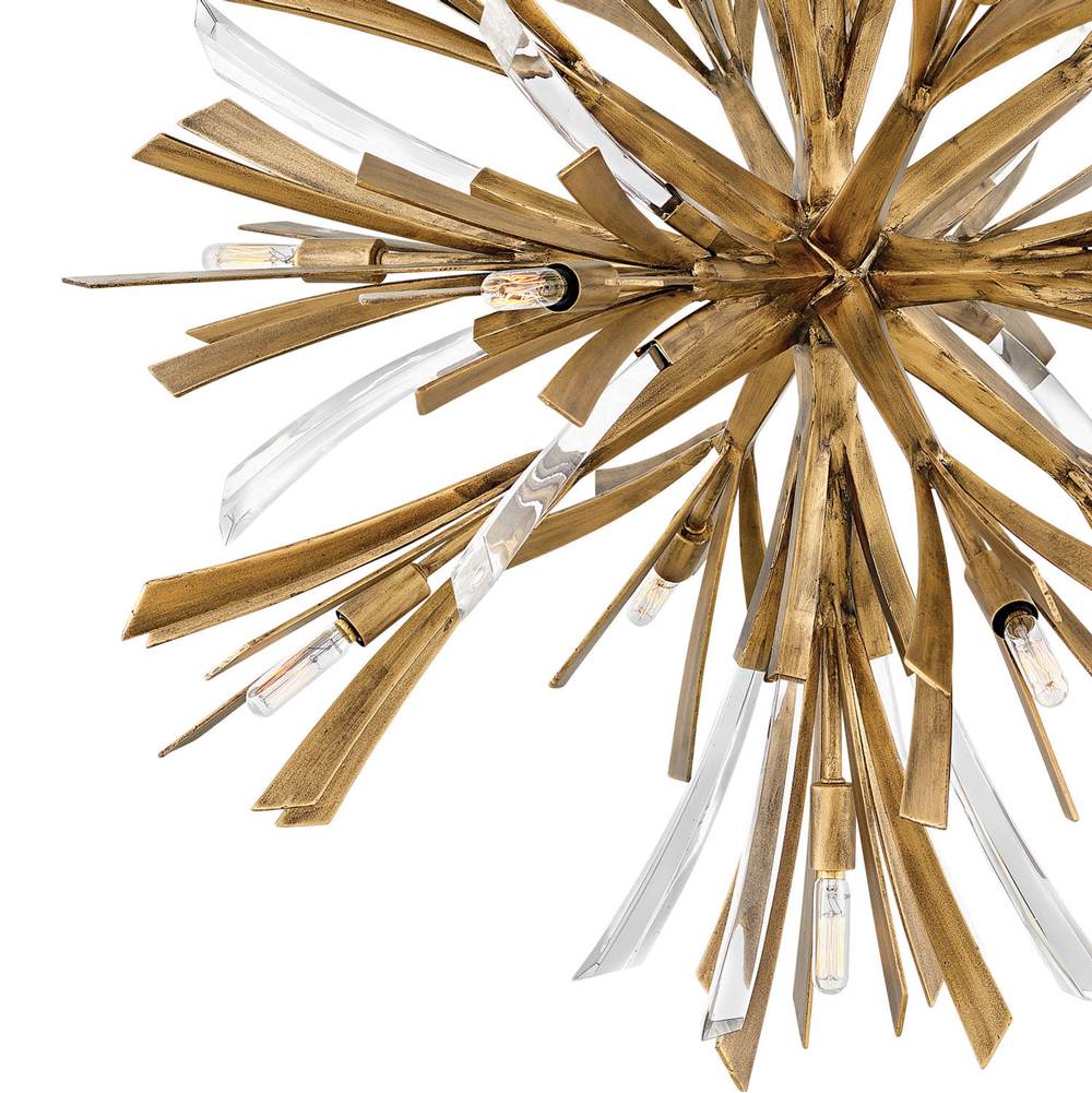 Fredrick Ramond FR40905BNG Burnished Gold Chandelier Vida Image 5