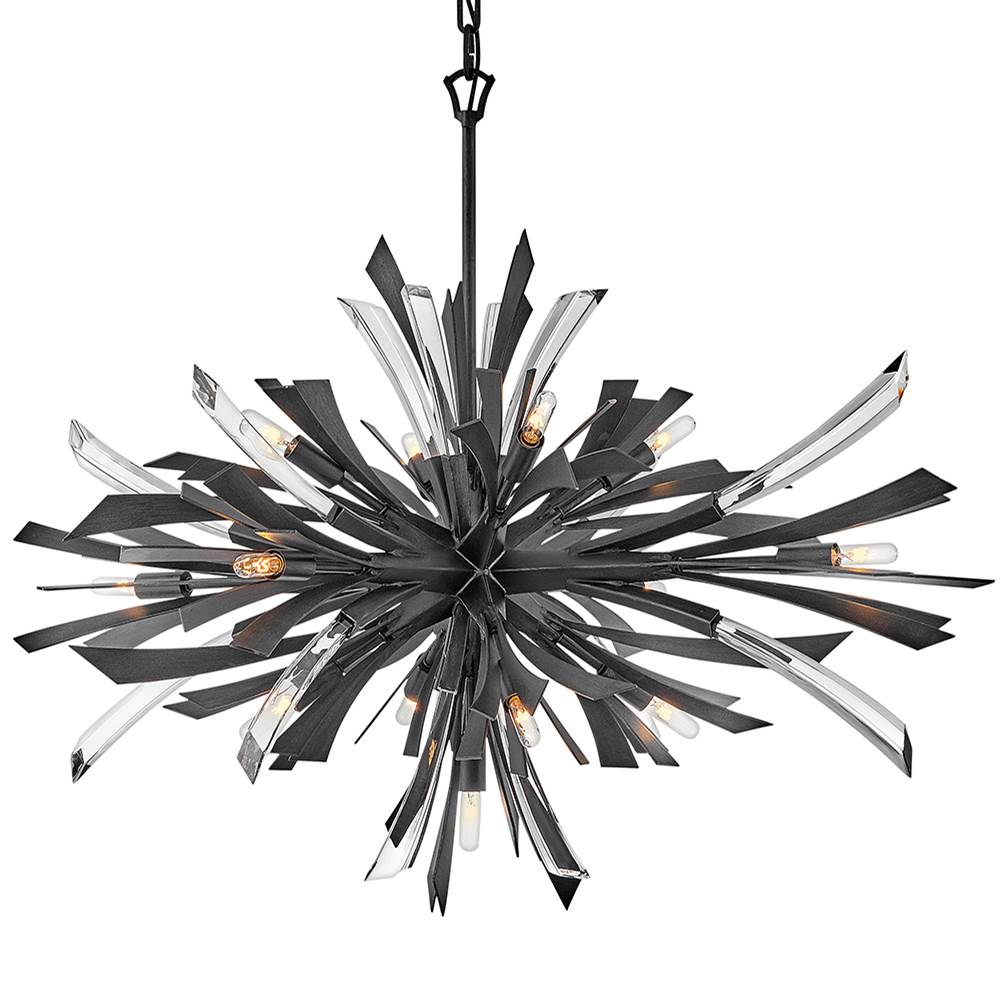 Fredrick Ramond FR40906BGR Brushed Graphite Medium Single Tier Pendant Image 5
