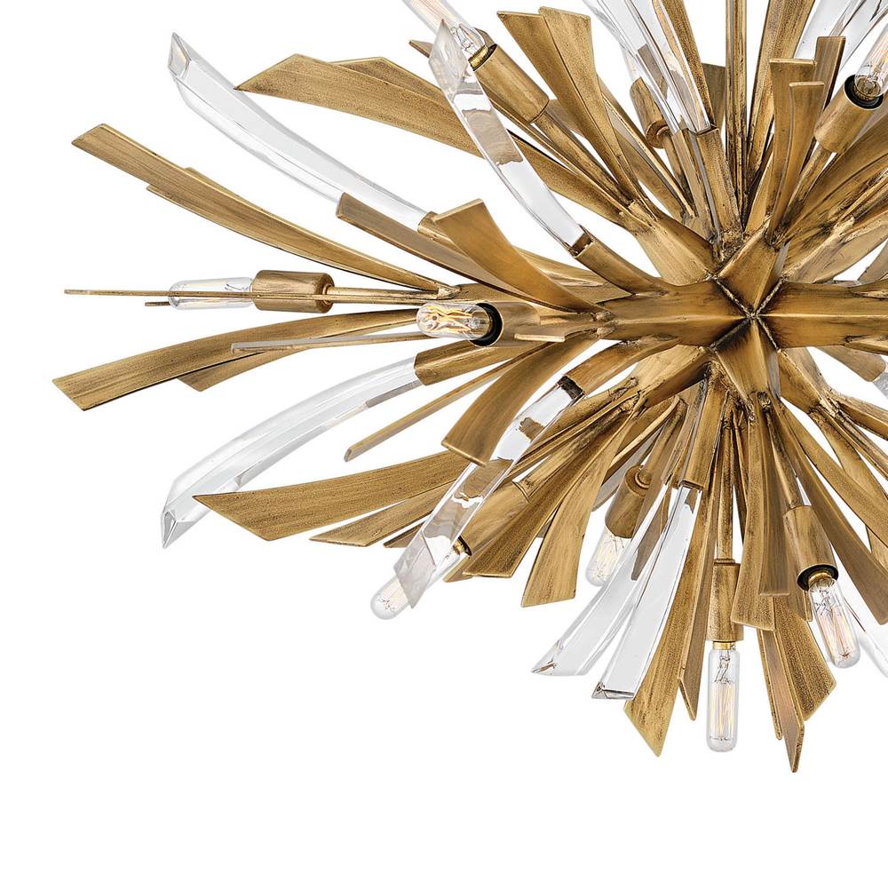 Fredrick Ramond FR40906BNG Burnished Gold Chandelier Vida Image 4