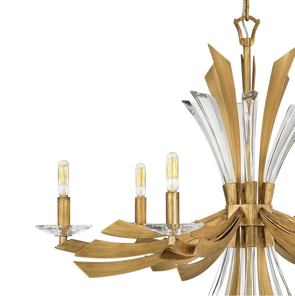 Fredrick Ramond FR40908BNG Burnished Gold Chandelier Vida Image 4