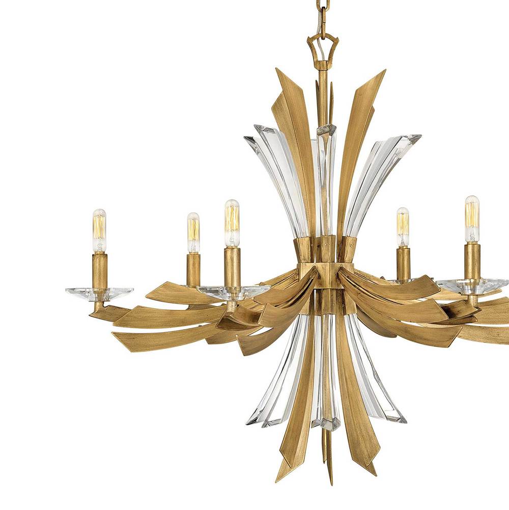 Fredrick Ramond FR40908BNG Burnished Gold Chandelier Vida Image 3