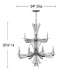 Fredrick Ramond Vida Chandelier Vida