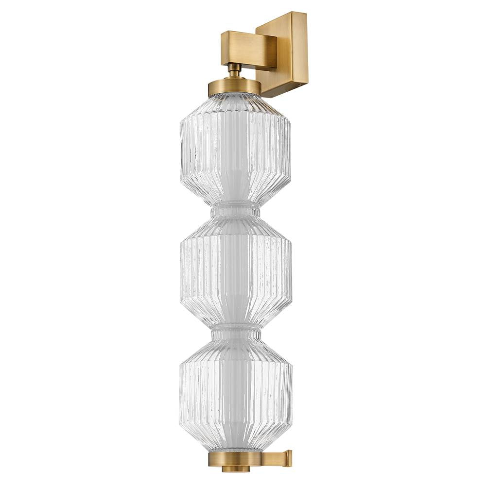 Fredrick Ramond FR41467LCB Lacquered Brass Medium Led Convertible Pendant Image 9