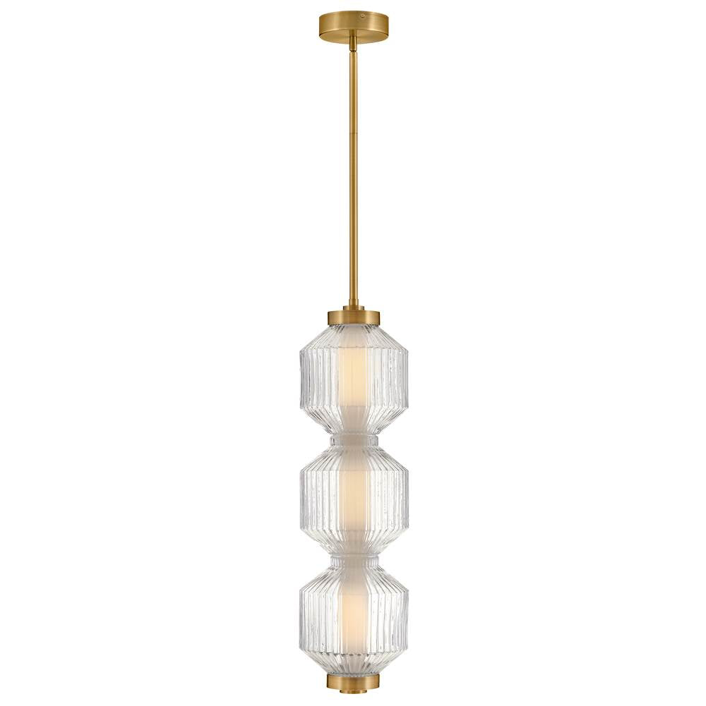 Fredrick Ramond FR41467LCB Lacquered Brass Medium Led Convertible Pendant Image 8