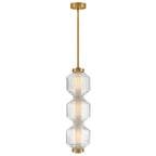 Fredrick Ramond FR41467LCB Lacquered Brass Medium Led Convertible Pendant Image 8