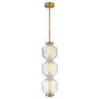 Fredrick Ramond FR41467LCB Lacquered Brass Medium Led Convertible Pendant Image 7