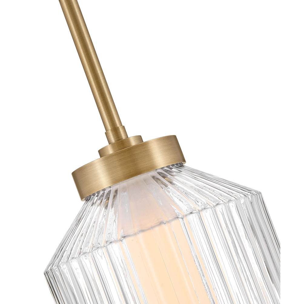 Fredrick Ramond FR41467LCB Lacquered Brass Medium Led Convertible Pendant Image 3