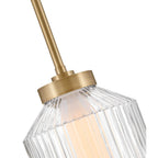 Fredrick Ramond FR41467LCB Lacquered Brass Medium Led Convertible Pendant Image 3