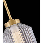 Fredrick Ramond FR41467LCB Lacquered Brass Medium Led Convertible Pendant Image 2