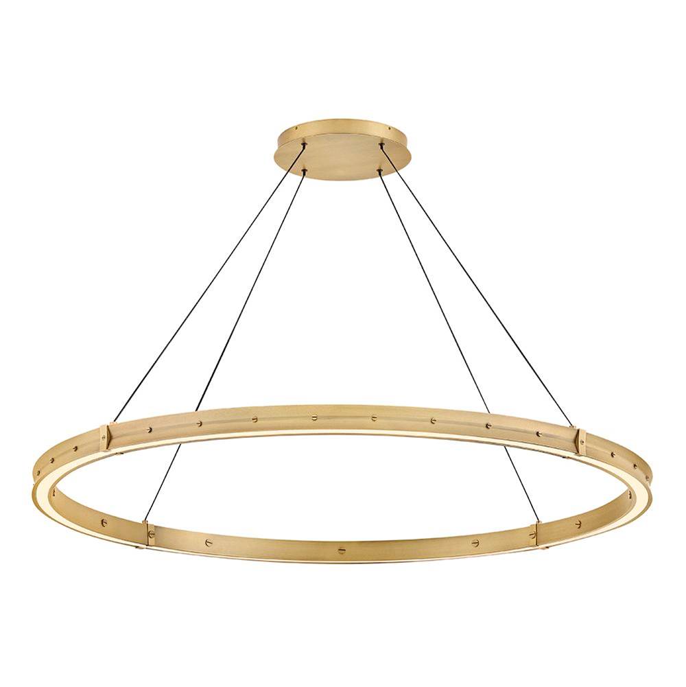 Fredrick Ramond FR41478LCB Lacquered Brass Extra Large Chandelier Image 1