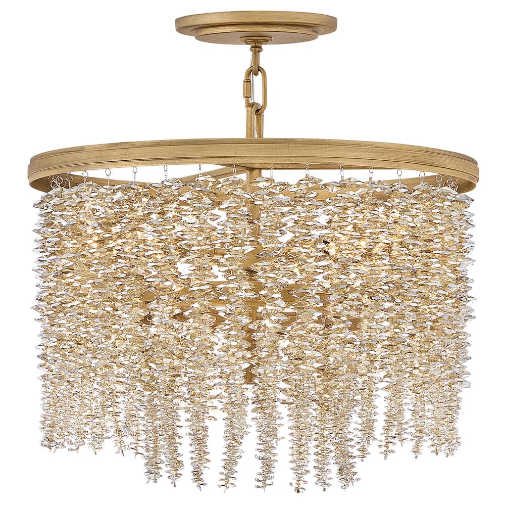 Fredrick Ramond FR41493BNG-LA Burnished Gold Medium Convertible Semi-flush Mount Image 7