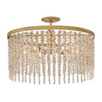 Fredrick Ramond FR41494BNG-LA Burnished Gold Medium Convertible Chandelier Image 7