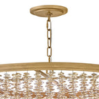 Fredrick Ramond FR41494BNG-LA Burnished Gold Medium Convertible Chandelier Image 5