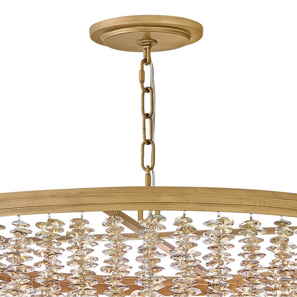 Fredrick Ramond FR41494BNG-LA Burnished Gold Medium Convertible Chandelier Image 5