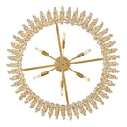 Fredrick Ramond FR41494BNG-LA Burnished Gold Medium Convertible Chandelier Image 4