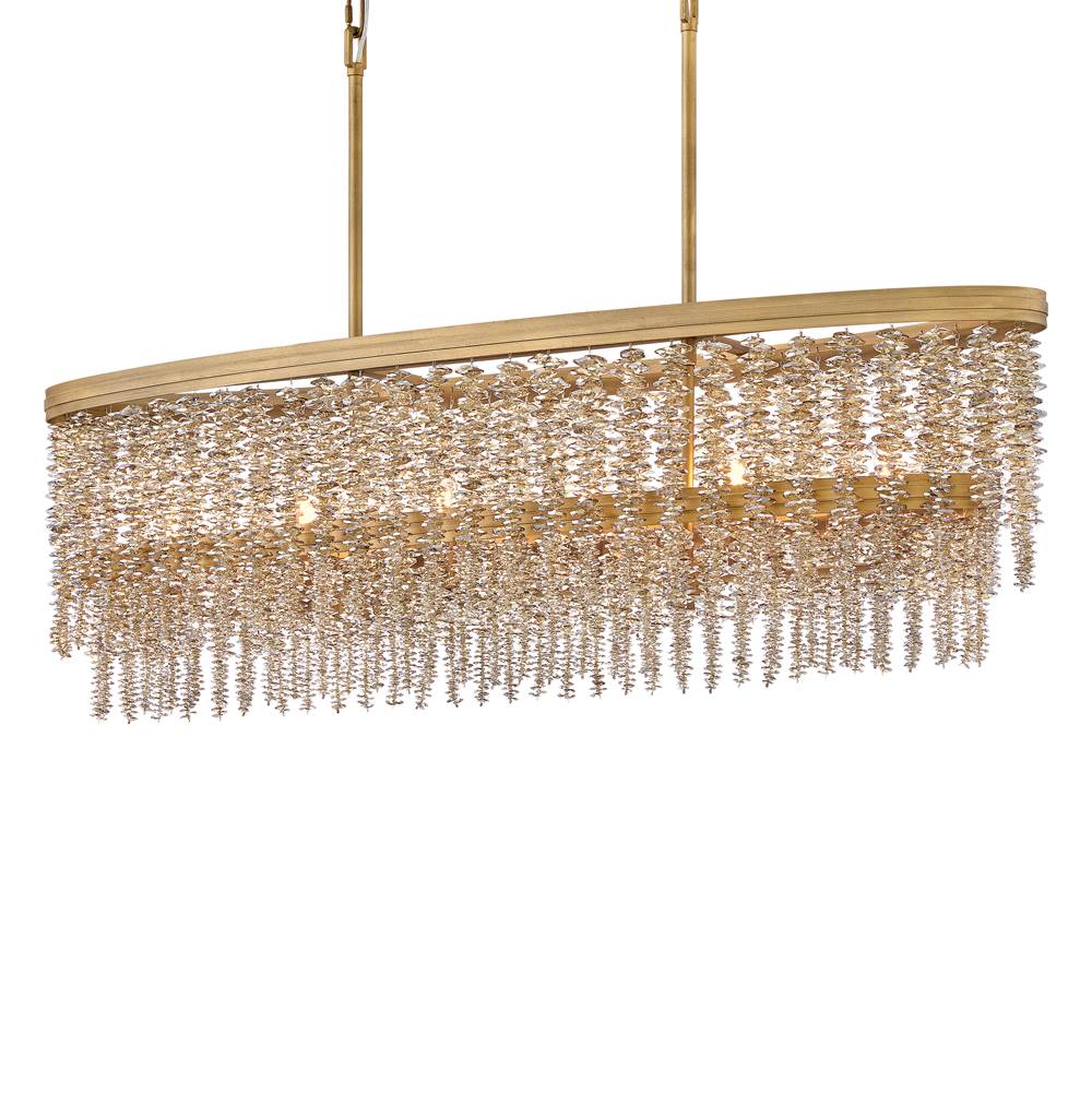 Fredrick Ramond FR41496BNG-LA Burnished Gold Medium Six Light Linear Image 7