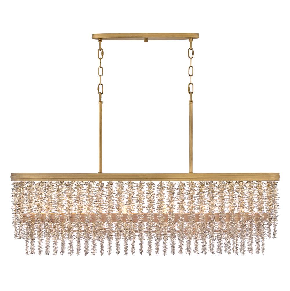 Fredrick Ramond FR41496BNG-LA Burnished Gold Medium Six Light Linear Image 5