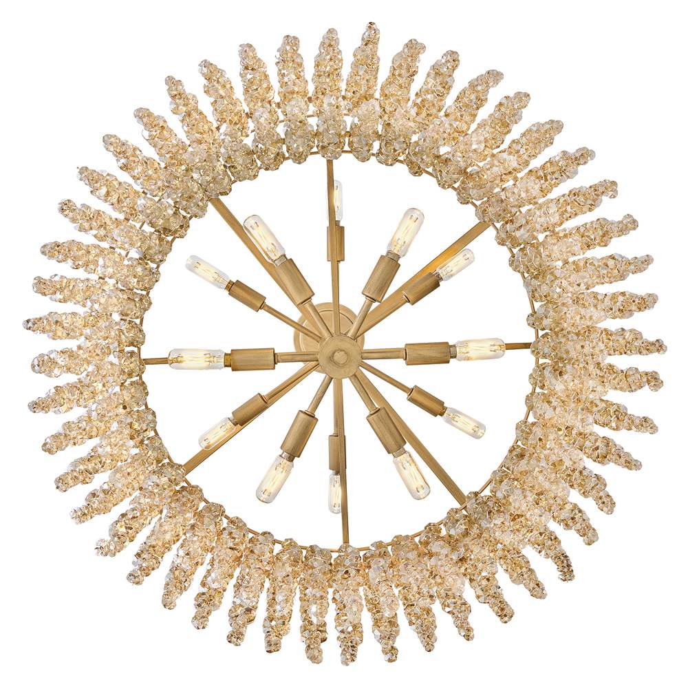 Fredrick Ramond FR41498BNG-LA Burnished Gold Medium Chandelier Image 6